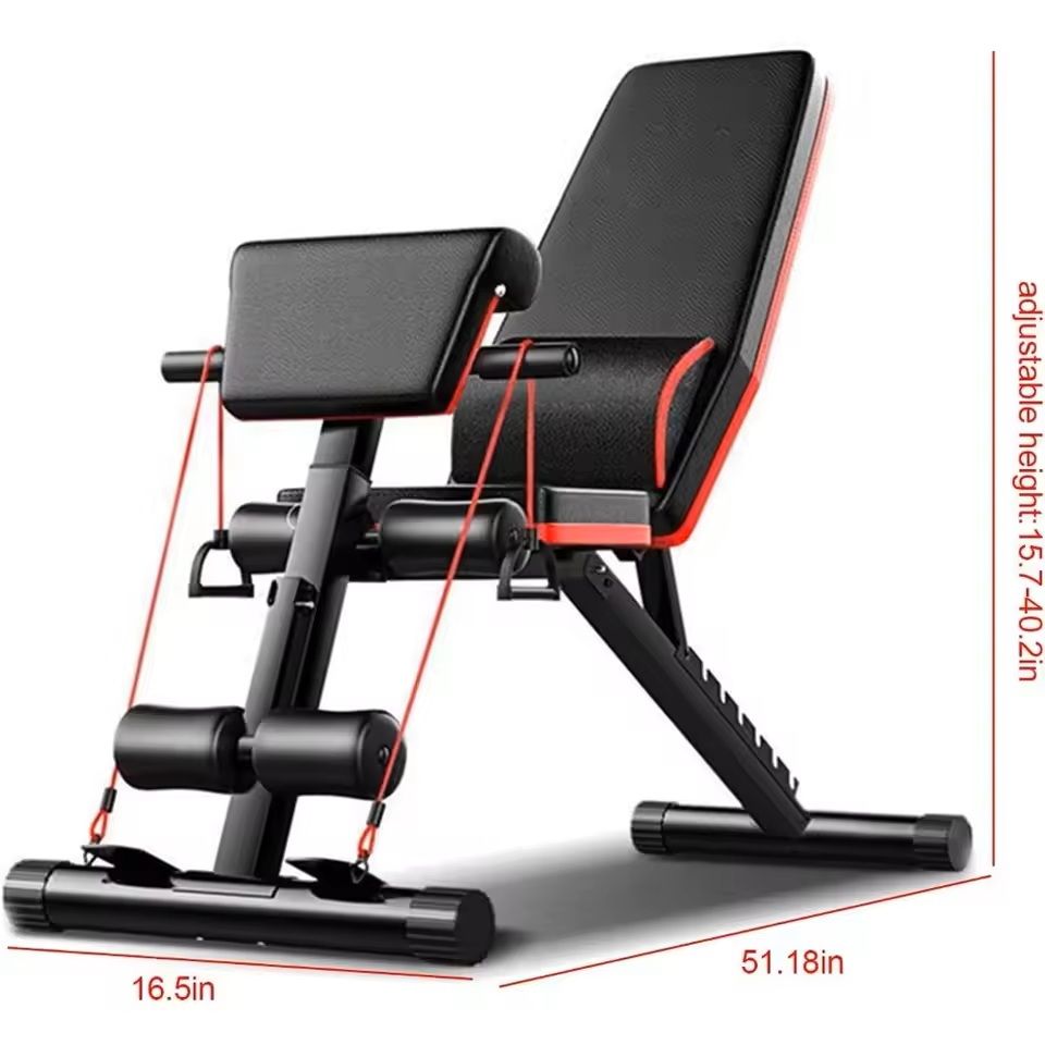 Adjustable Weight Bench Incline Decline Foldable Strength Training Bench 1