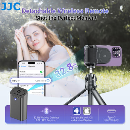 MagSafe Magnetic Phone Grip With Bluetooth Remote Tripod Mount Handheld SnapGrip Handle For IPhone  2