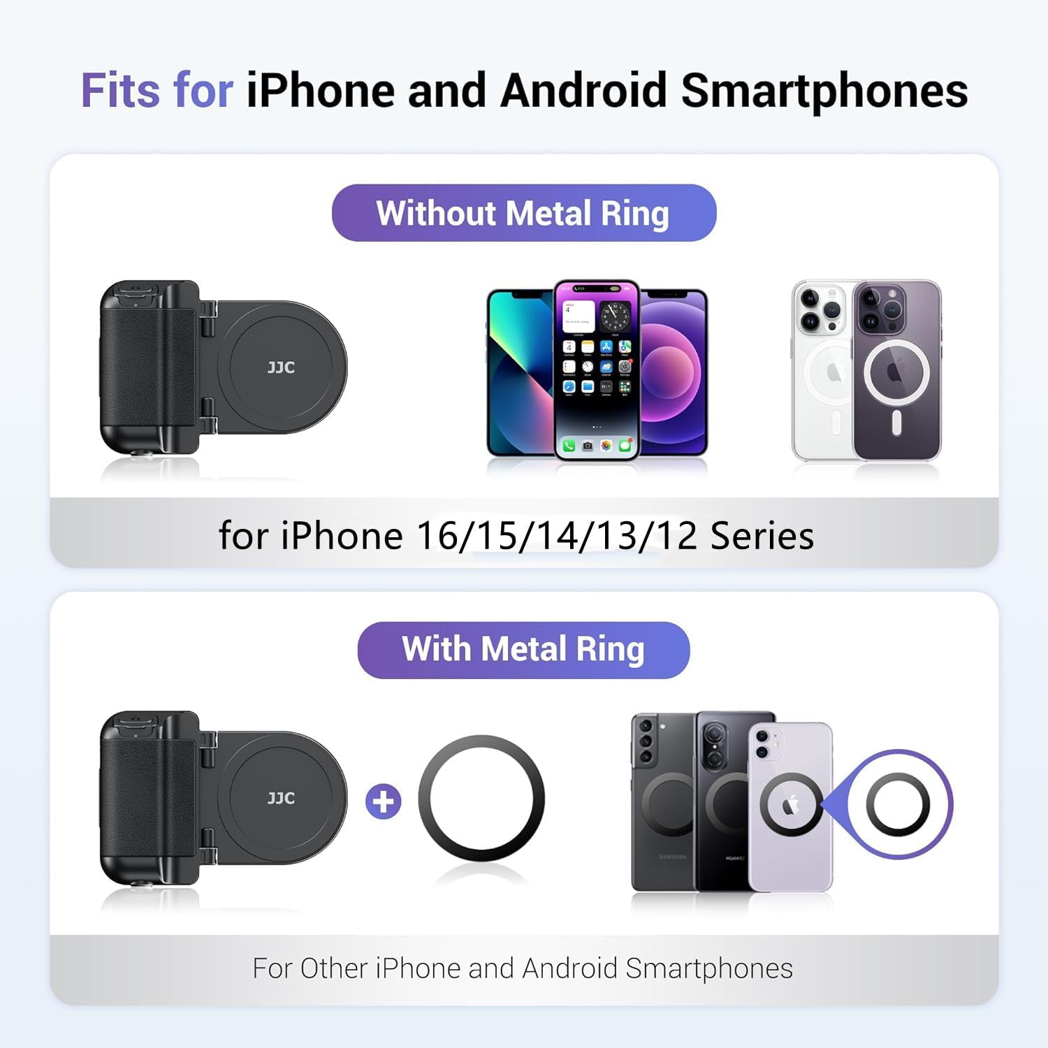 MagSafe Magnetic Phone Grip With Bluetooth Remote Tripod Mount Handheld SnapGrip Handle For IPhone  3