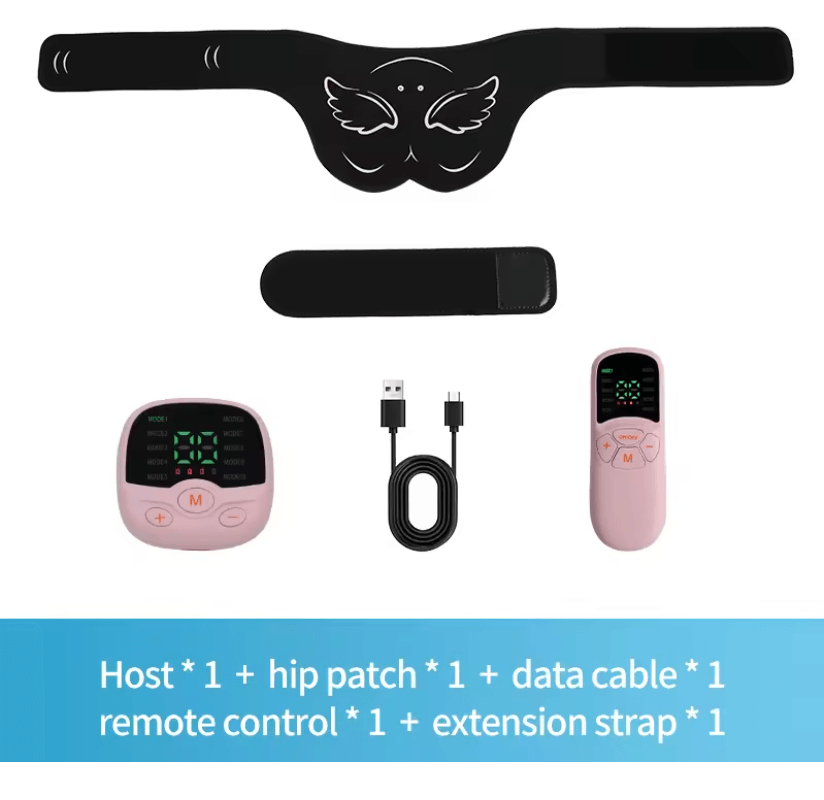 Electric Hip Trainer And Muscle Stimulator With Remote Control For Toning And Lifting 3