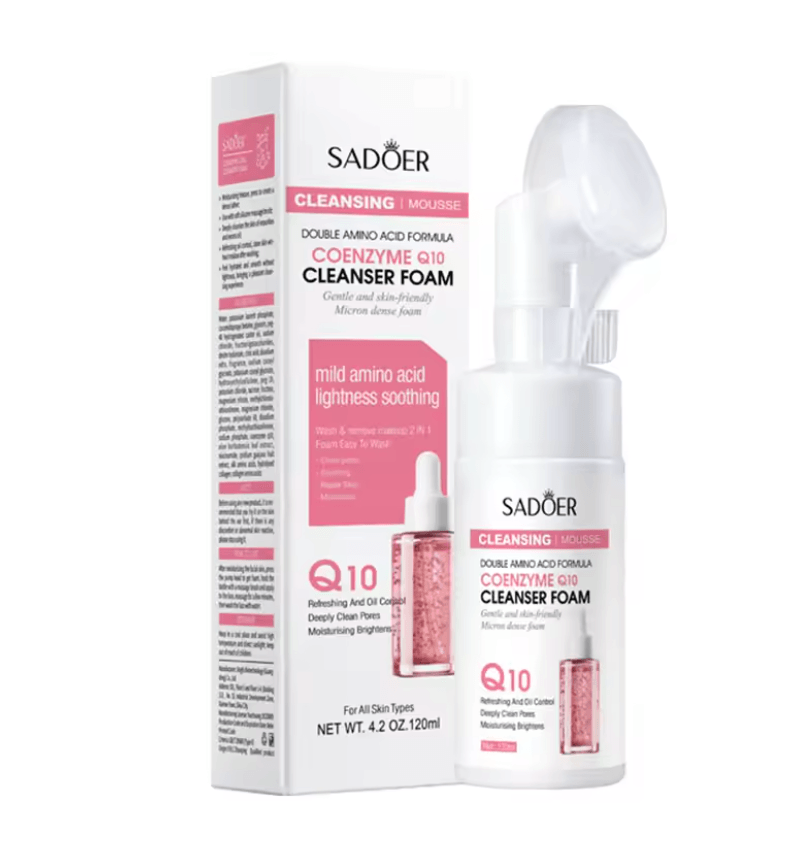 Vitamin C Face Wash With Q10 Brightening And Moisturizing Cleanser For Daily Skincare 4