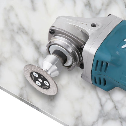 M14 Flange Diamond Cutting Disc, Vearter Vacuum Brazed Engraving Saw Blade for Marble, Tile, Ceramic, Stone, Concrete