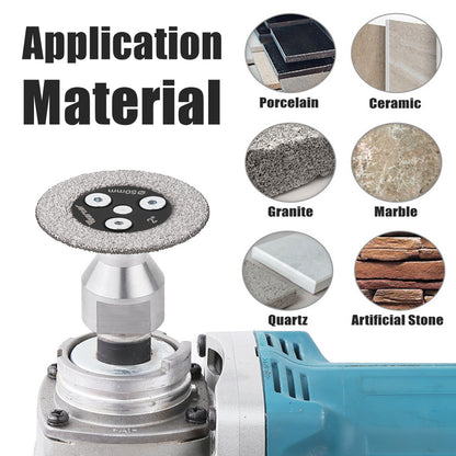 M14 Flange Diamond Cutting Disc, Vearter Vacuum Brazed Engraving Saw Blade for Marble, Tile, Ceramic, Stone, Concrete