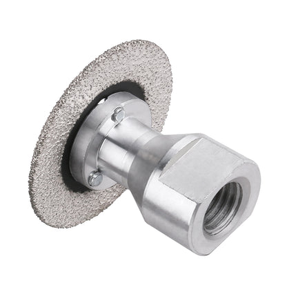 M14 Flange Diamond Cutting Disc, Vearter Vacuum Brazed Engraving Saw Blade for Marble, Tile, Ceramic, Stone, Concrete