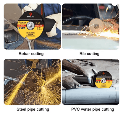 5 Piece Metal Cutting Disc Set For Angle Grinders With Resin Grinding Wheel For Steel And Wood 0