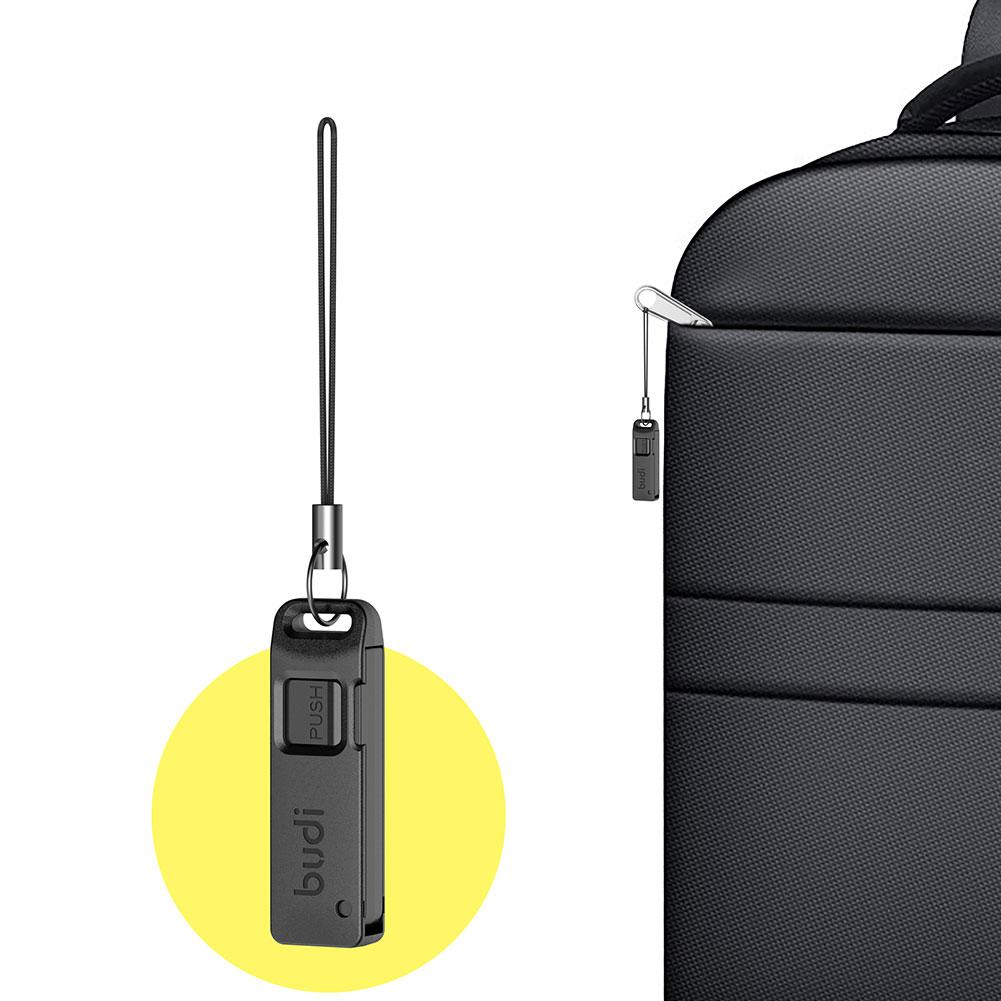 Universal SIM Card Ejector Pin with Keychain Storage Box Anti Lost SIM TF Card Tray Opener for Mobile Phones and Tablets
