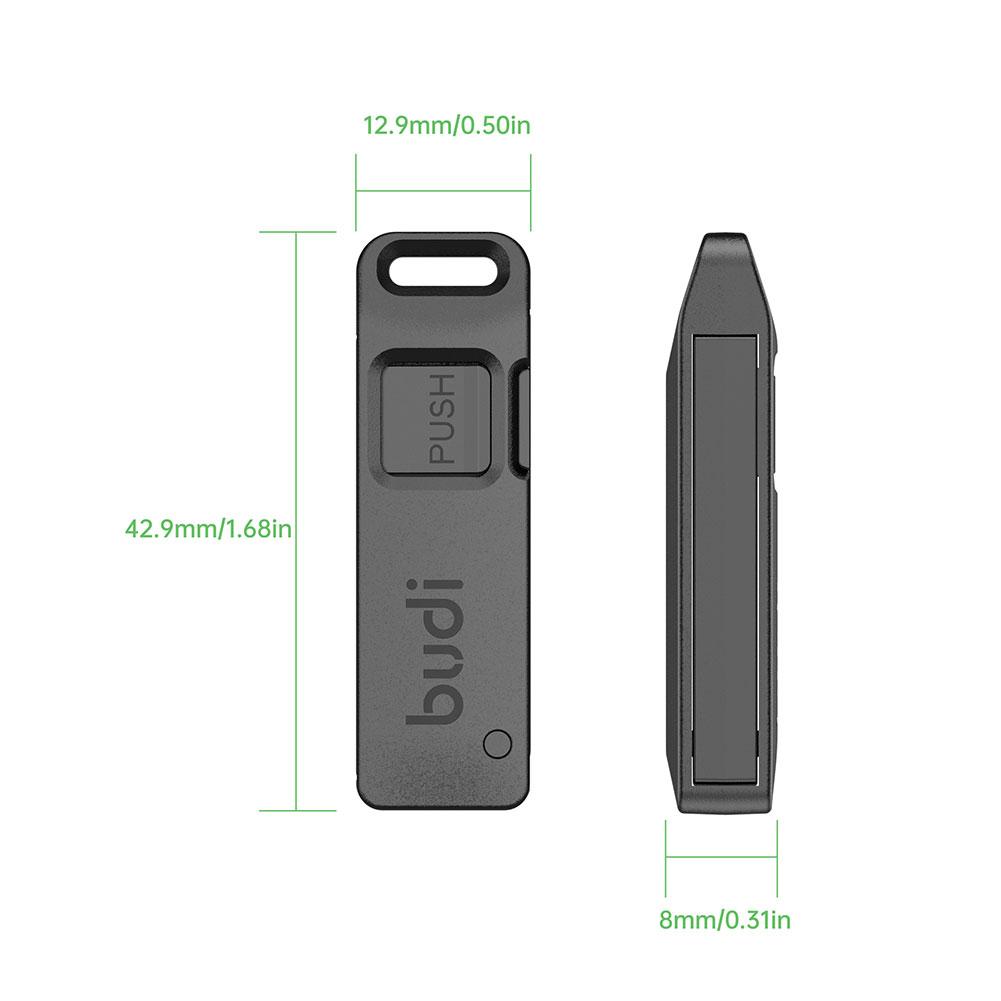 Universal SIM Card Ejector Pin with Keychain Storage Box Anti Lost SIM TF Card Tray Opener for Mobile Phones and Tablets