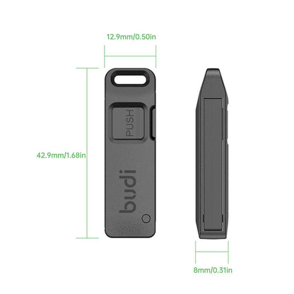 Universal SIM Card Ejector Pin with Keychain Storage Box Anti Lost SIM TF Card Tray Opener for Mobile Phones and Tablets