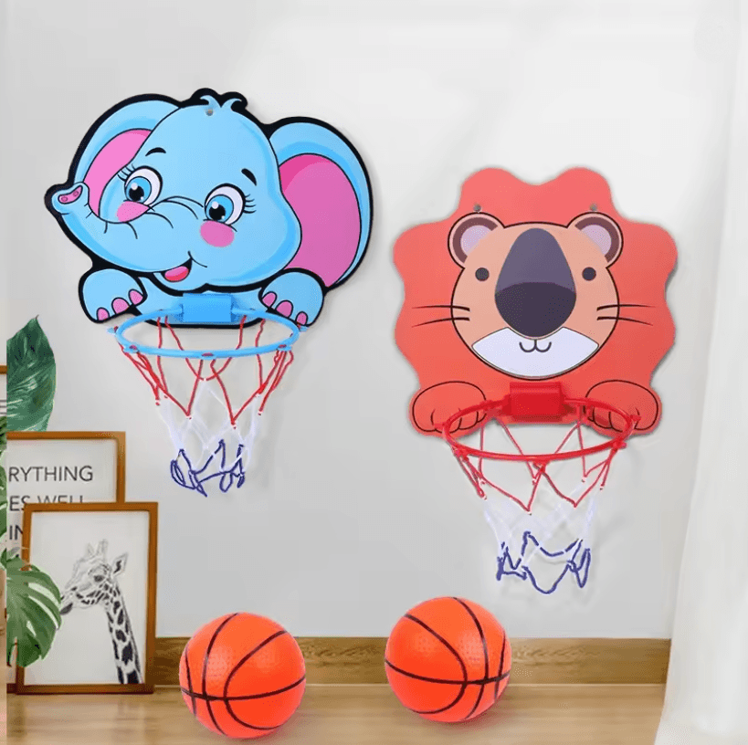 Dinosaur Basketball Toy for Toddlers with Suction Cup Ball Game for Indoor and Outdoor Play
