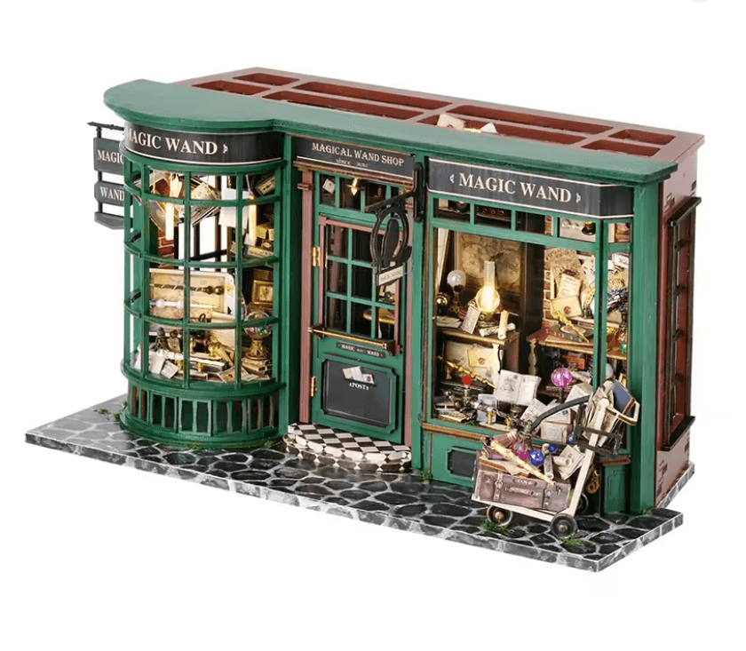 DIY Wooden Dollhouse Kit With Furniture Miniature Craft Set For Adults And Kids 1