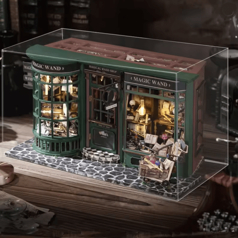 DIY Wooden Dollhouse Kit With Furniture Miniature Craft Set For Adults And Kids 3