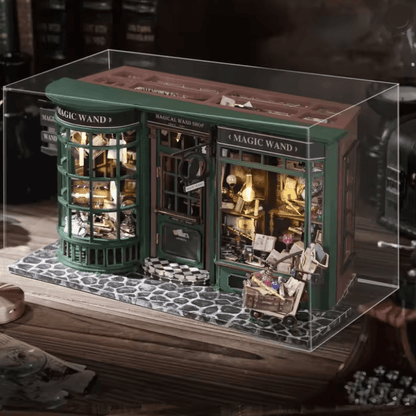 DIY Wooden Dollhouse Kit With Furniture Miniature Craft Set For Adults And Kids 3