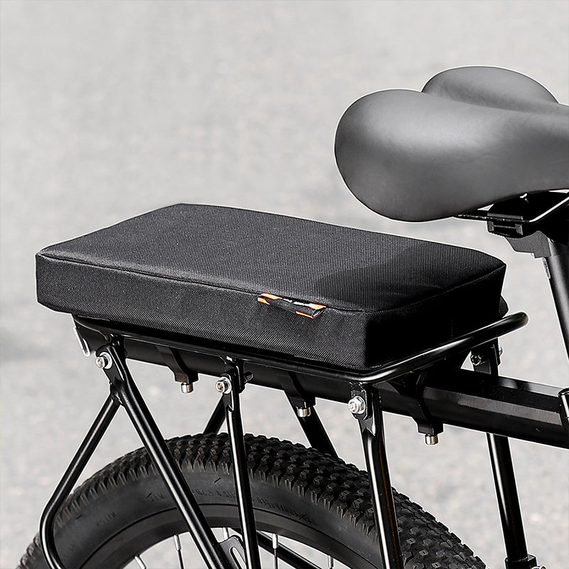 Biking Soft Rear Rack Bicycle Seat Cushion for Children, Comfortable, Detachable & Washable MTB Back Seat Mat
