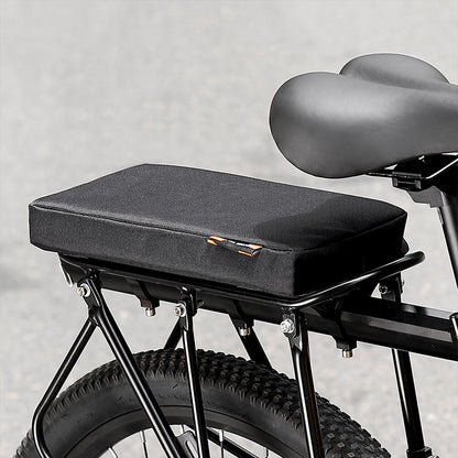 Biking Soft Rear Rack Bicycle Seat Cushion for Children, Comfortable, Detachable & Washable MTB Back Seat Mat