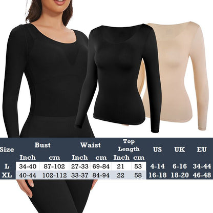 Womens Thermal Long Sleeve TShirt  Lightweight Winter Bottoming Shirt For Cold Weather Layering 1