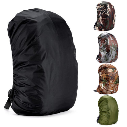 Waterproof Backpack Rain Cover for Outdoor Camping Hiking Mountaineering, Taffeta Rain Cap for Bags