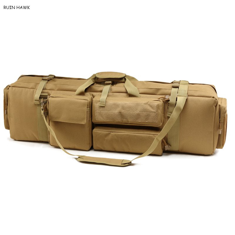 Heavy Duty Tactical Rifle Gun Carry Bag Nylon Oxford Case for Hunting Airsoft Paintball Shooting with Adjustable Strap