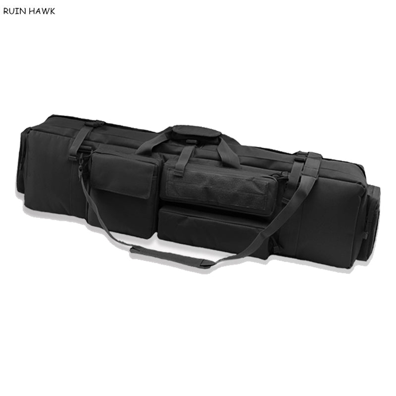 Heavy Duty Tactical Rifle Gun Carry Bag Nylon Oxford Case for Hunting Airsoft Paintball Shooting with Adjustable Strap