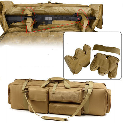 Heavy Duty Tactical Rifle Gun Carry Bag Nylon Oxford Case for Hunting Airsoft Paintball Shooting with Adjustable Strap