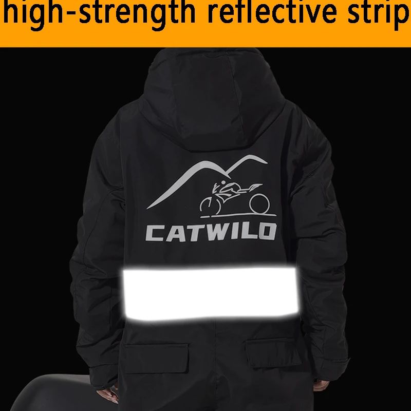 Winter Motorcycle Jacket ColdProof Windproof Suit Men  Women CrossCountry Riding Ski  Fishing Therm 4