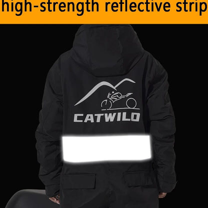 Winter Motorcycle Jacket ColdProof Windproof Suit Men  Women CrossCountry Riding Ski  Fishing Therm 4