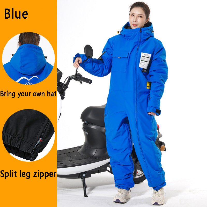 Winter Motorcycle Jacket ColdProof Windproof Suit Men  Women CrossCountry Riding Ski  Fishing Therm 6