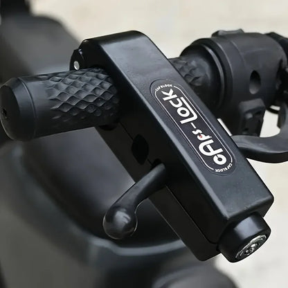 Anti-Theft Lock Set for Mini Electric Vehicle Bike, Handlebar Throttle Lock with Cycling Horn for E-Scooter, Motorcycle