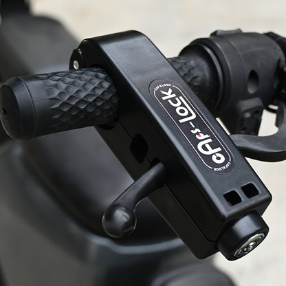 Anti-Theft Lock Set for Mini Electric Vehicle Bike, Handlebar Throttle Lock with Cycling Horn for E-Scooter, Motorcycle