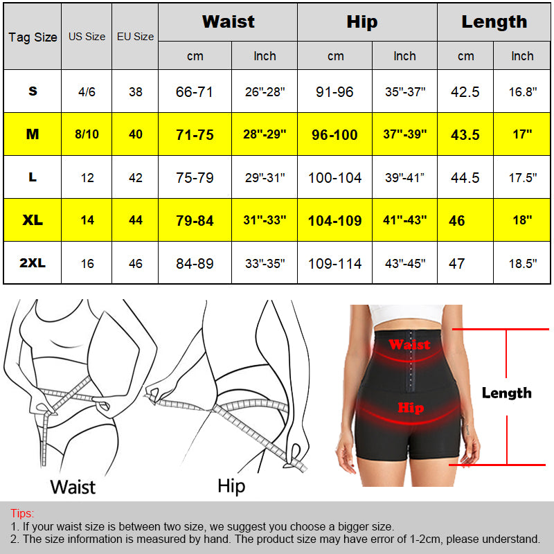 Women Hot Sweat Sauna Shaper Shorts, Tummy Control Slimming Panties Waist Trainer Thermo Leggings for Weight Loss