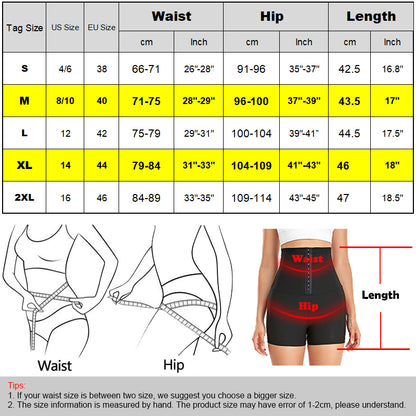 Women Hot Sweat Sauna Shaper Shorts, Tummy Control Slimming Panties Waist Trainer Thermo Leggings for Weight Loss