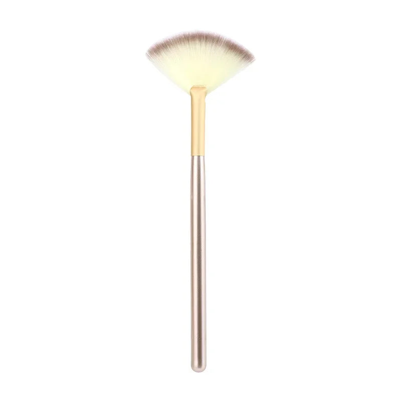 Soft Fiber Fan Makeup Brushes, Facial Brush Set for Glycolic Peel, Face Mask, Spa, Salon Use, Cosmetic Applicator