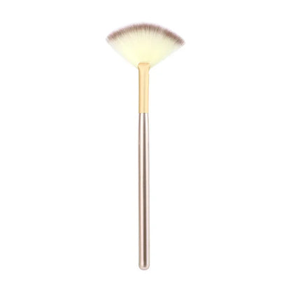 Soft Fiber Fan Makeup Brushes, Facial Brush Set for Glycolic Peel, Face Mask, Spa, Salon Use, Cosmetic Applicator