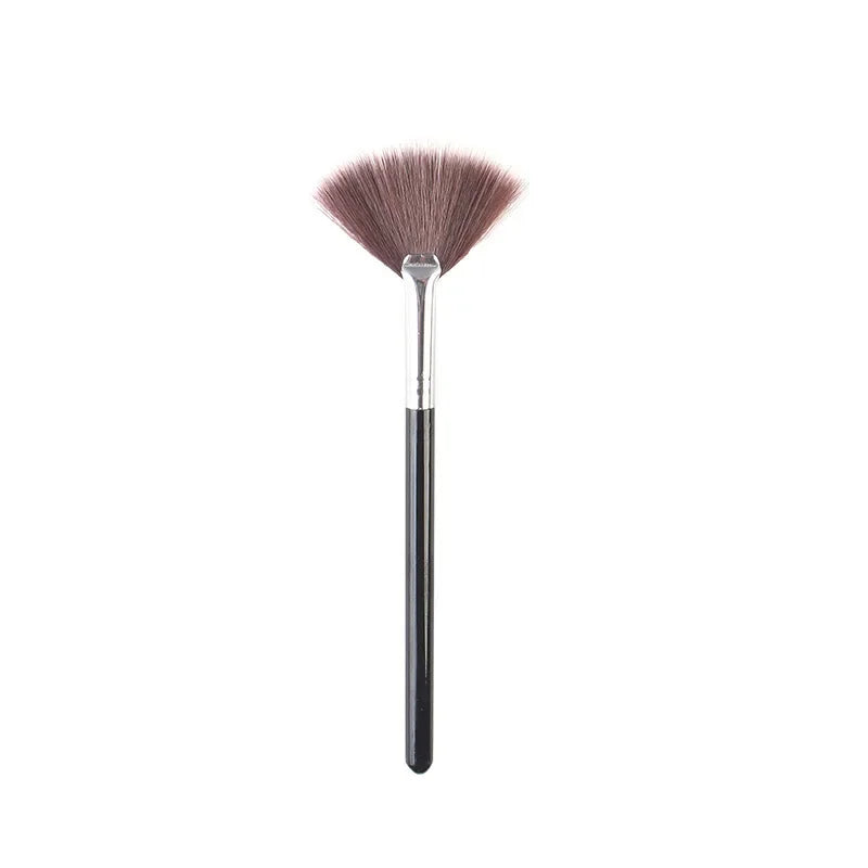 Soft Fiber Fan Makeup Brushes, Facial Brush Set for Glycolic Peel, Face Mask, Spa, Salon Use, Cosmetic Applicator