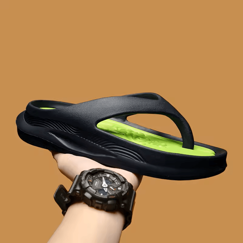 Mens Soft Massage Flip Flops  Breathable Summer Slippers For Outdoor Comfort 6