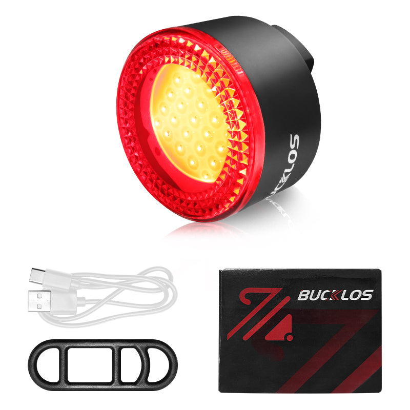 USB Rechargeable Bicycle Safety Warning Light Set, LED Front Rear Bike Taillights Headlight for MTB Cycling Lamp
