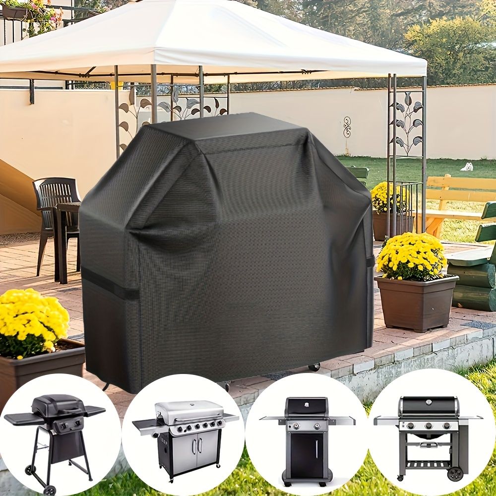 GrillGuard Pro Heavy Duty Waterproof BBQ Cover  Heat  Stain Resistant AllSeason Protection 1