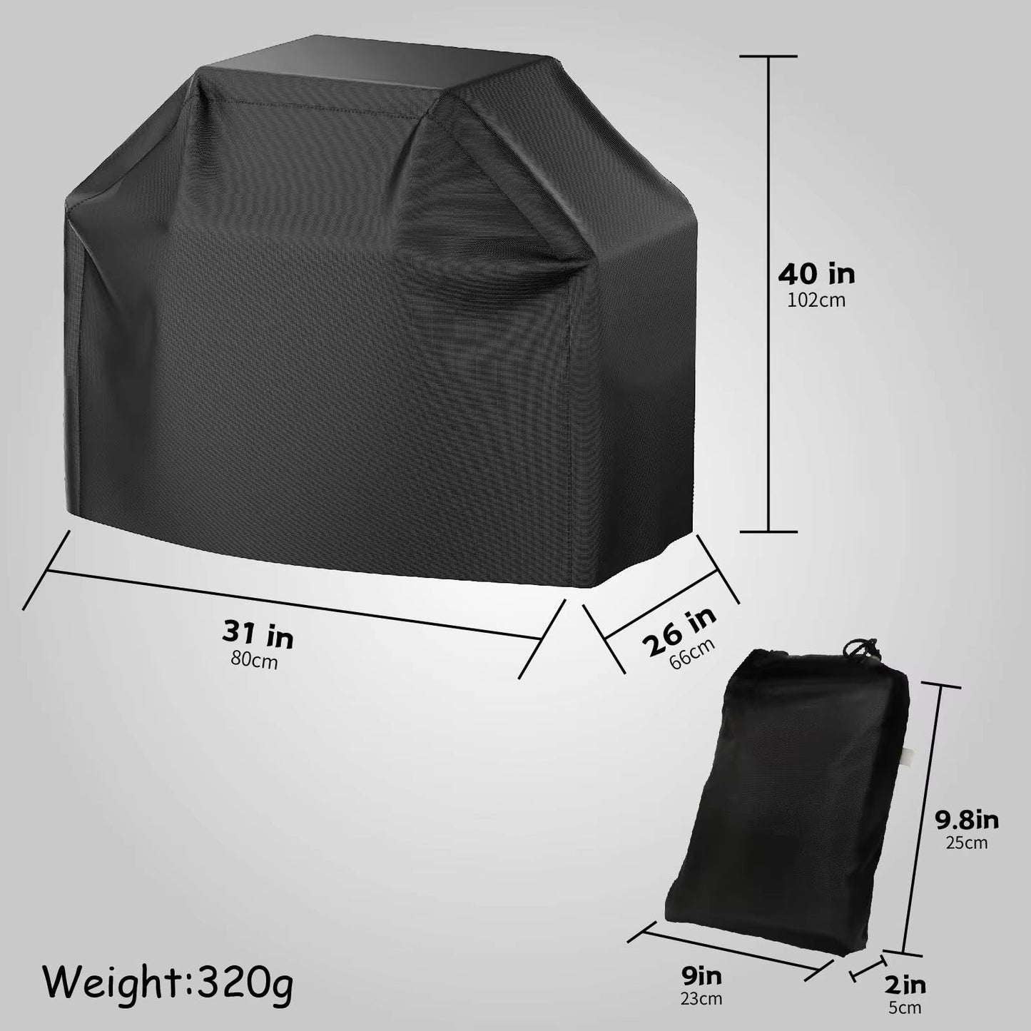GrillGuard Pro Heavy Duty Waterproof BBQ Cover  Heat  Stain Resistant AllSeason Protection 8