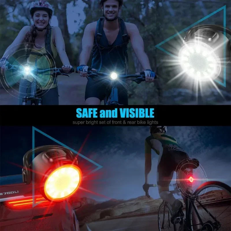 LED Bicycle Taillights Waterproof Rear Lamp MTB Bike Light Battery Powered Cycling Safety Warning H 3