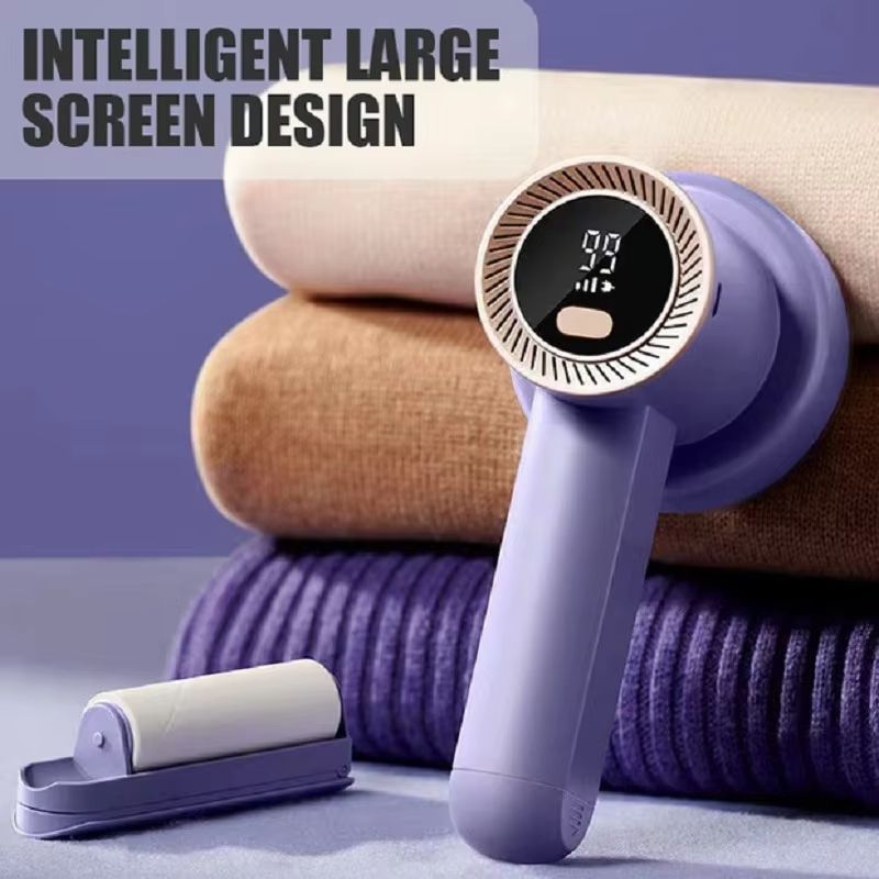 Electric Lint Remover With LED Display  Powerful Fabric Shaver For Sweaters Couches  Carpets 3