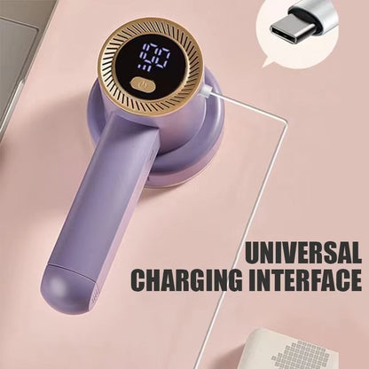 Electric Lint Remover With LED Display  Powerful Fabric Shaver For Sweaters Couches  Carpets 4
