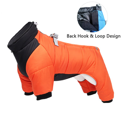 Waterproof Winter Dog Jacket for Small Medium Dogs, Warm Thicken Pet Puppy Coat for Chihuahua French Bulldog Pug Dog