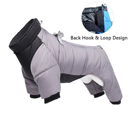 Waterproof Winter Dog Jacket for Small Medium Dogs, Warm Thicken Pet Puppy Coat for Chihuahua French Bulldog Pug Dog