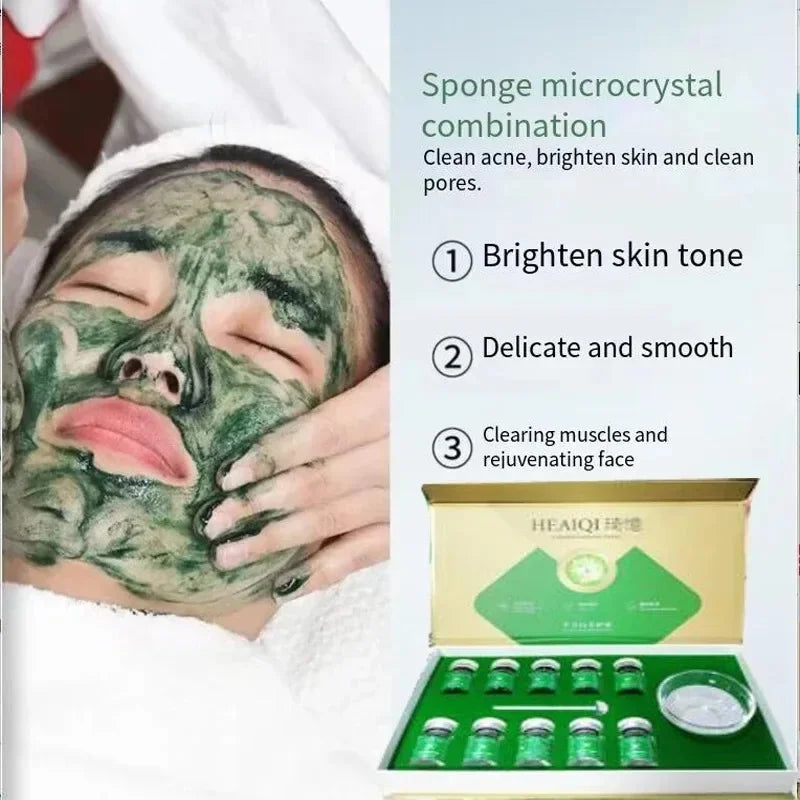 Sponge Microcrystal Spicules Freeze-Dried Powder Collagen Booster, Natural Skin Cell Renewal Treatment Deep Dermis