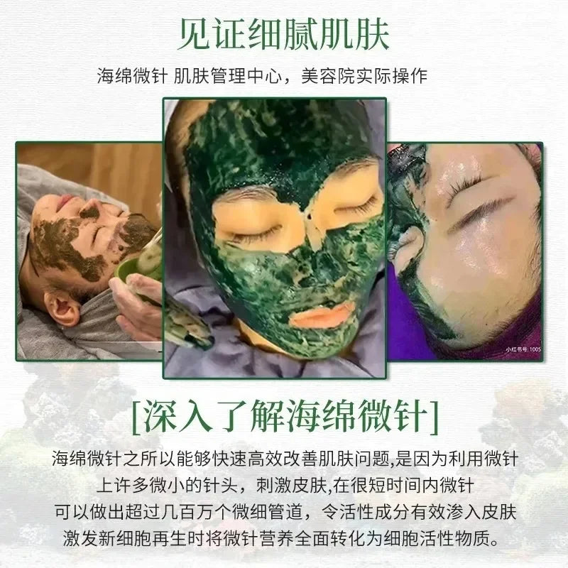 Sponge Microcrystal Spicules Freeze-Dried Powder Collagen Booster, Natural Skin Cell Renewal Treatment Deep Dermis