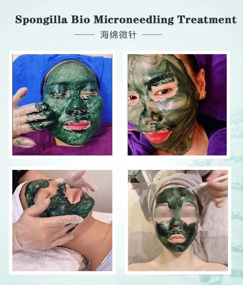 Sponge Microcrystal Spicules Freeze-Dried Powder Collagen Booster, Natural Skin Cell Renewal Treatment Deep Dermis