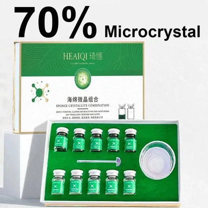 Sponge Microcrystal Spicules Freeze-Dried Powder Collagen Booster, Natural Skin Cell Renewal Treatment Deep Dermis