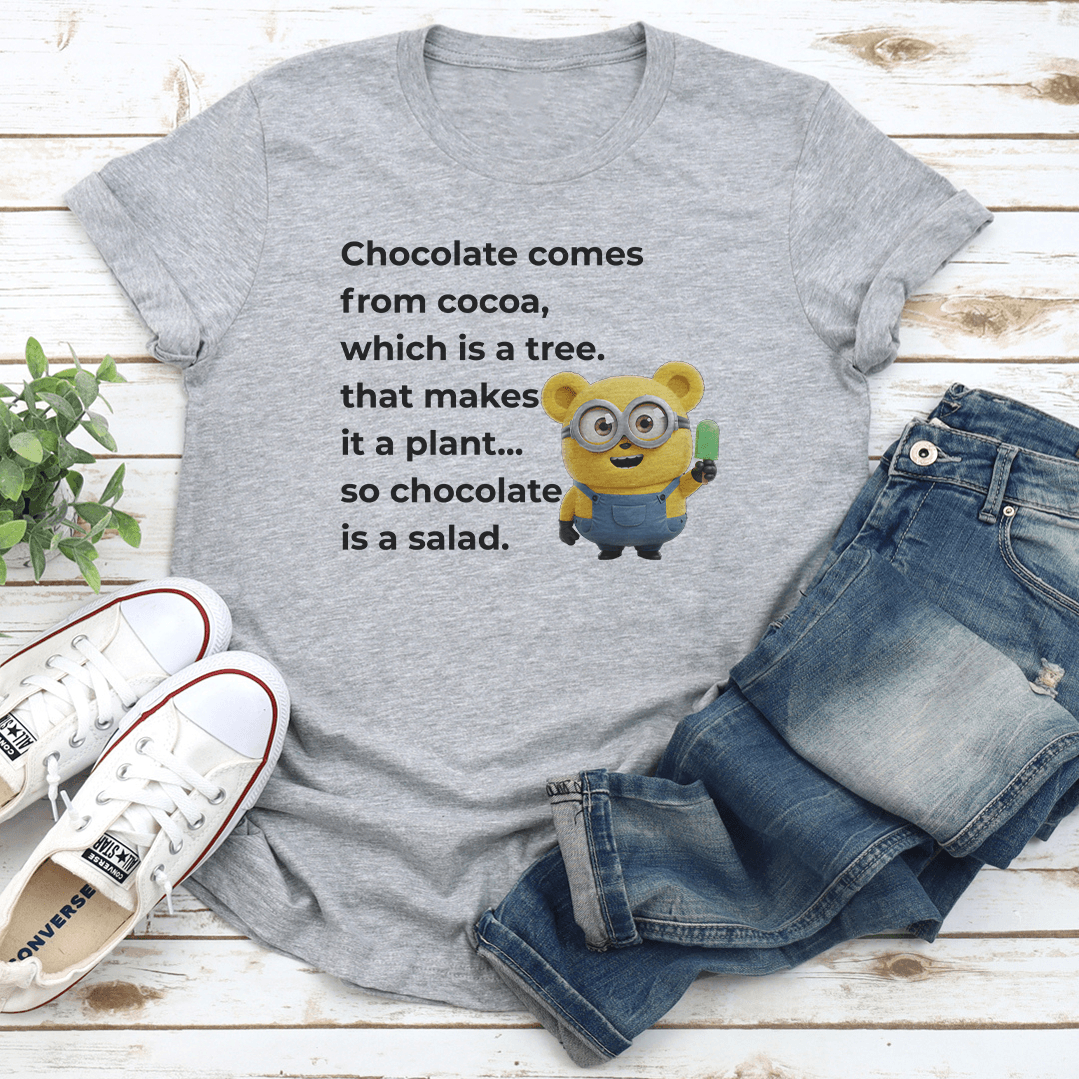 Chocolate Comes From Cocoa Which Is A Tree Tee