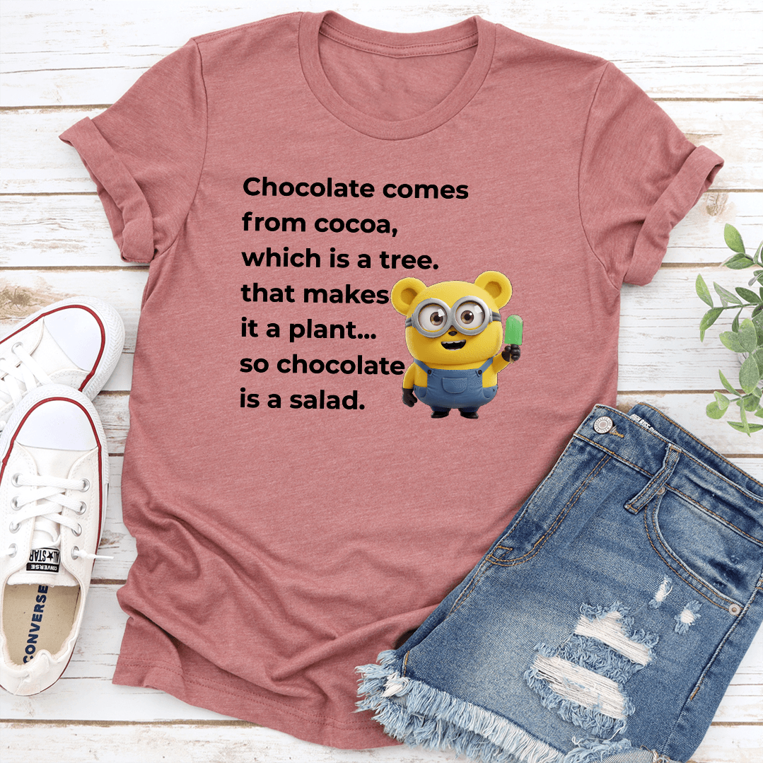 Chocolate Comes From Cocoa Which Is A Tree Tee 2