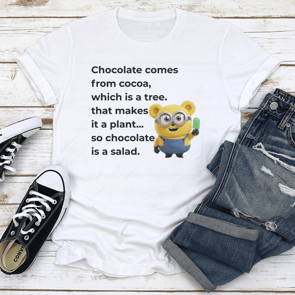 Chocolate Comes From Cocoa Which Is A Tree Tee 3