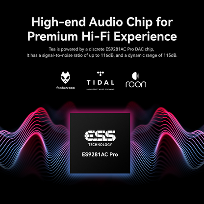 USB Portable Headphone Amplifier & Bluetooth Magnetic DAC with Battery, 1160mAh Hi-Res Audio Adapter